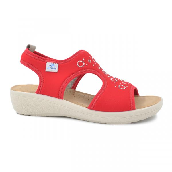 FLY FLOT 9525 naisten sandaali, punainen