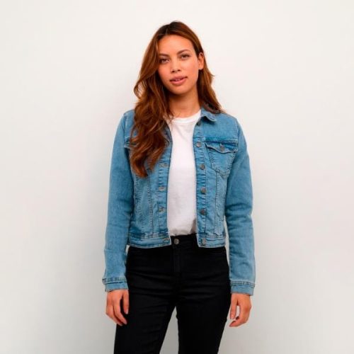 KAFFE Vicky farkkutakki, vaaleansininen