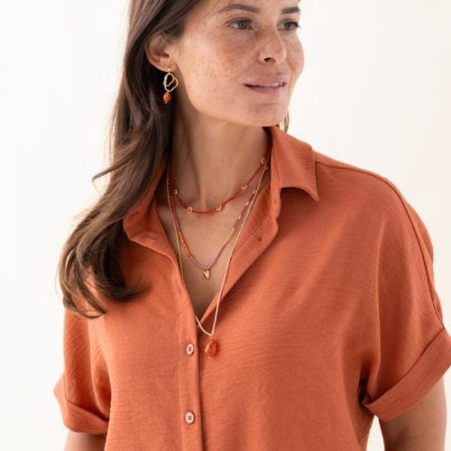 A BEAUTIFUL STORY Flourich kaulakoru, Carmelian