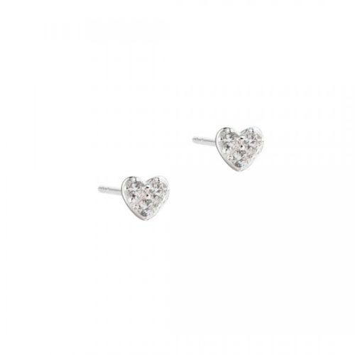 AQUA DULCE Tiny heart korvakorut, hopea