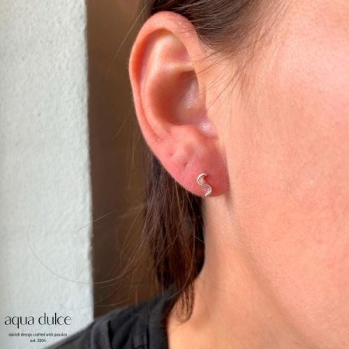AQUA DULCE Tiny rhumba korvakorut, hopea