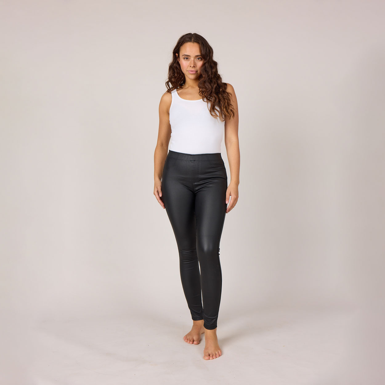 DNY Aleia Leggings coutattu, musta