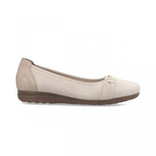 RIEKER L9360 ballerina, beige