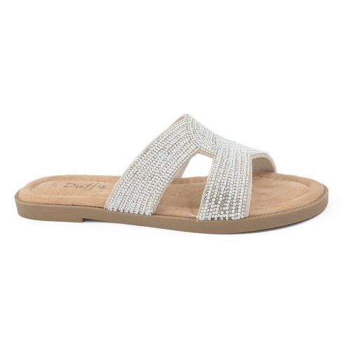 DUFFY 21169 slip in sandaali, hopea