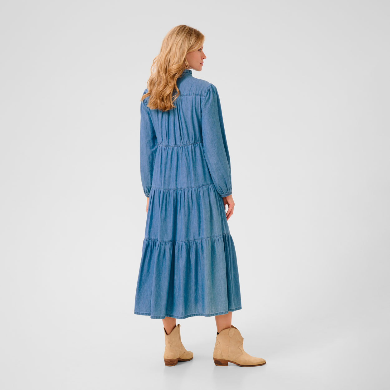 CREAM Britt naisten farkkumekko, sininen - Image 3