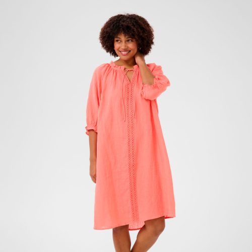 CREAM Bellis pellavamekko, oranssi