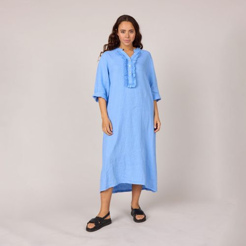 DNY Frill Lin mekko, sininen
