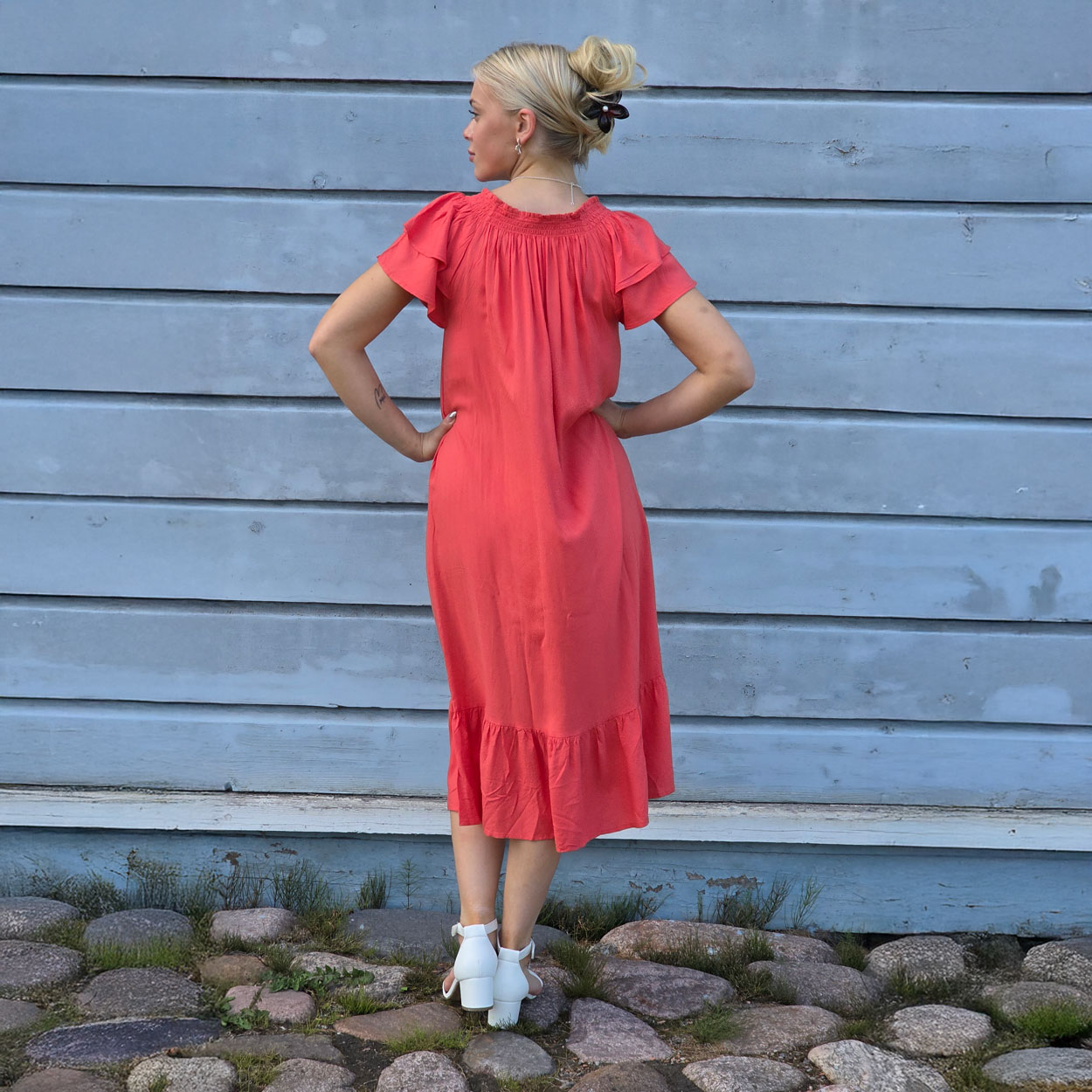 M.a.p.p Jeans Fie mekko, coral - Image 4