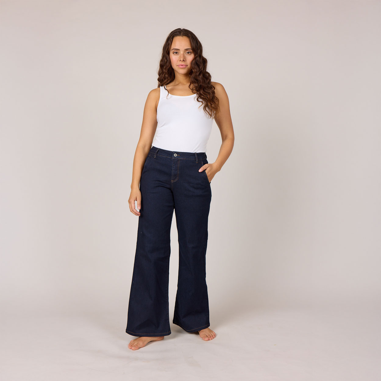 M.A.P.P JEANS Chino Flare farkku, tummansininen