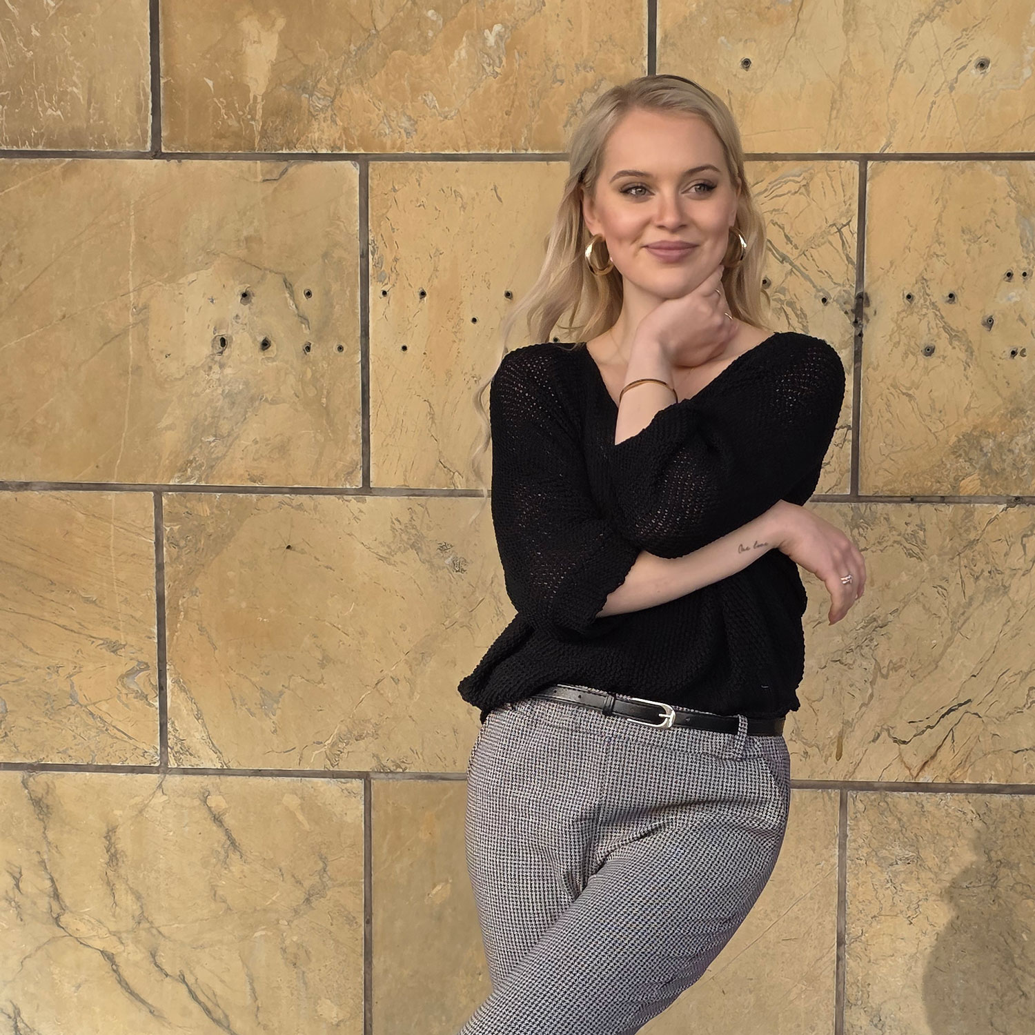 M.A.P.P JEANS Magic housu, tummanruskea