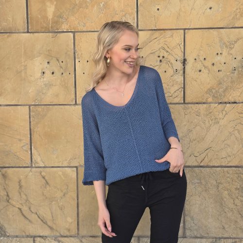 MARTA DU CHATEAU Betina neule, sininen