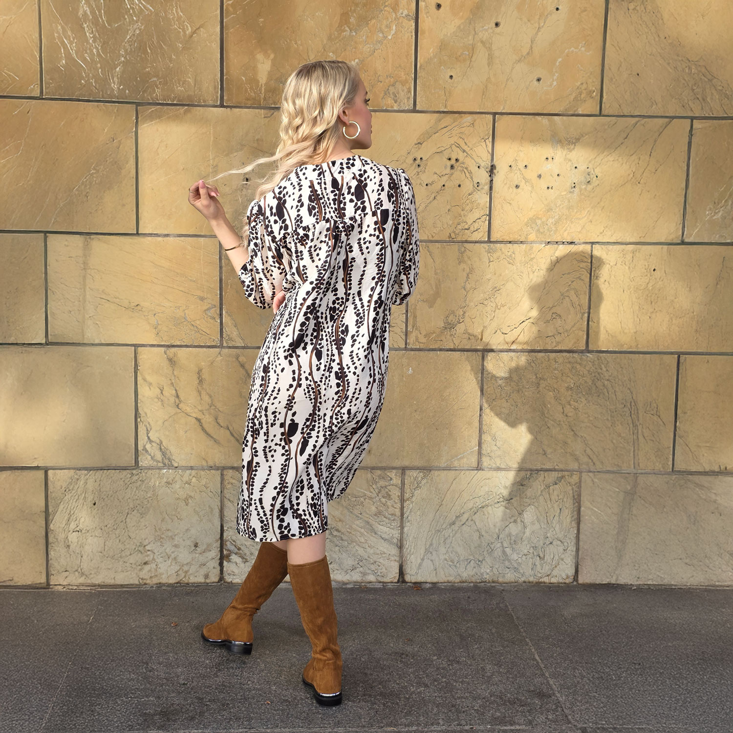 MARTA DU CHATEAU Goldie mekko, beige - Image 3