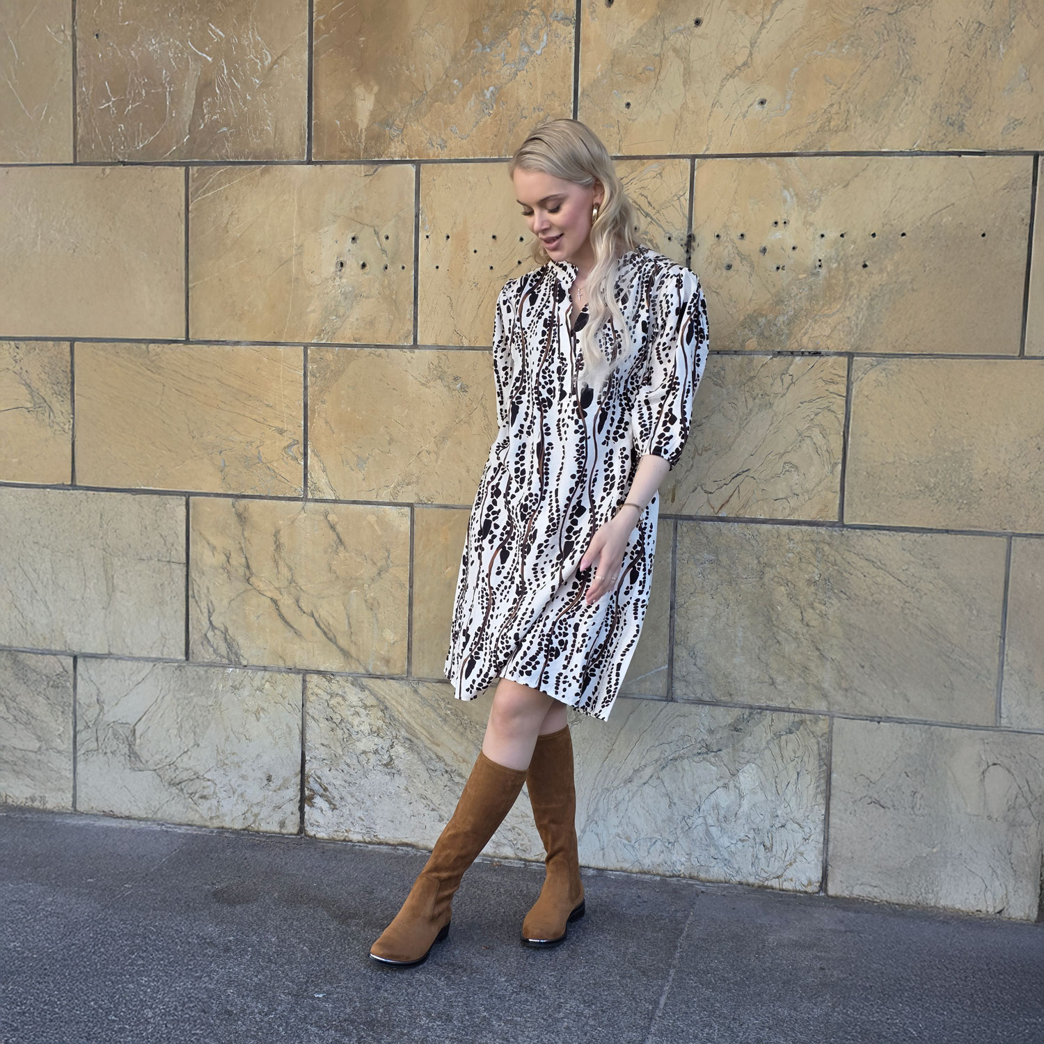 MARTA DU CHATEAU Goldie mekko, beige - Image 2