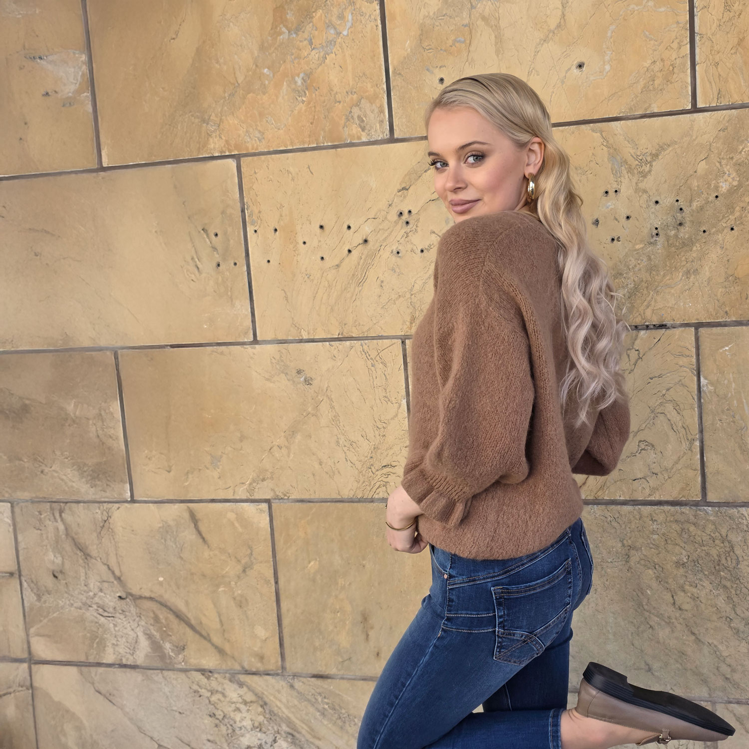 MARTA DU CHATEAU Juliana neuletakki, ruskea - Image 2