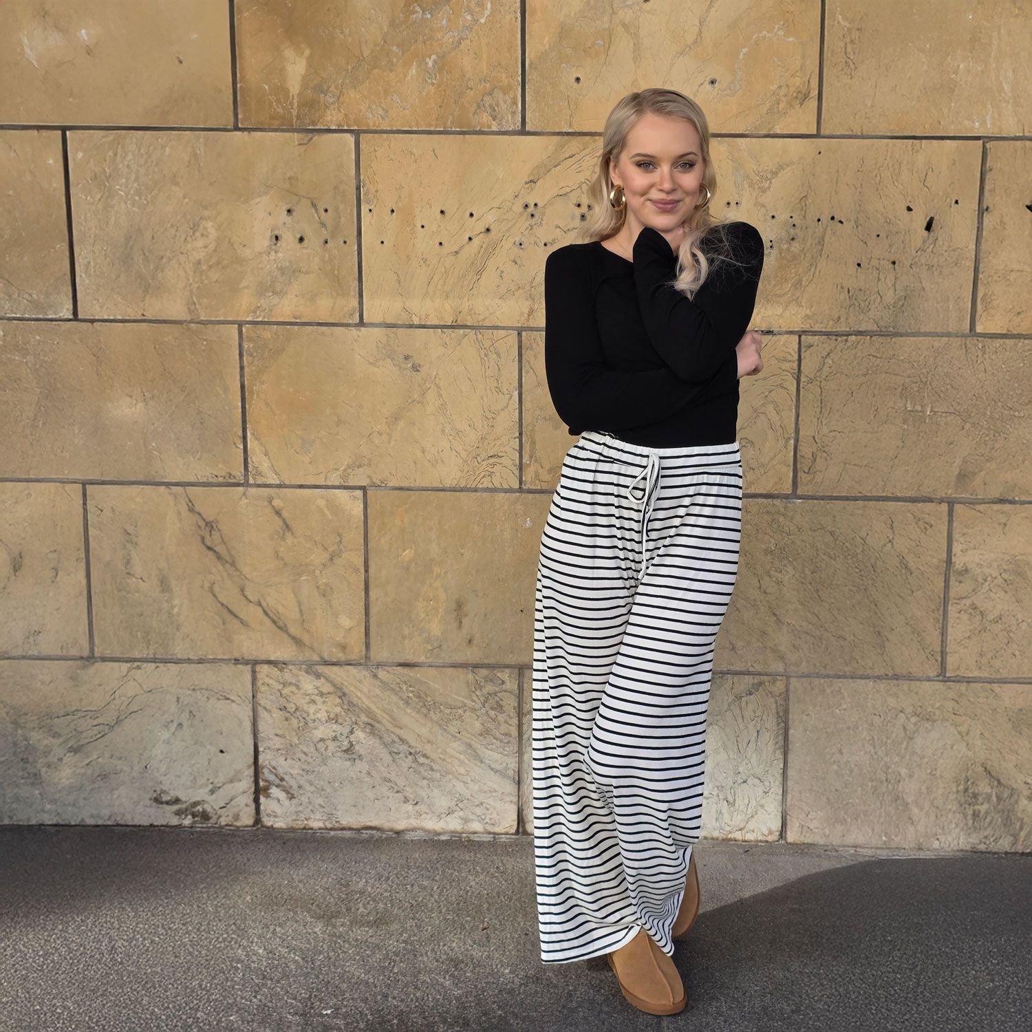 MARTA DU CHATEAU Mireya housu, valkoinen/musta