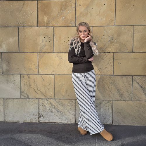 MARTA DU CHATEAU Mireya housut, valkoinenruskea