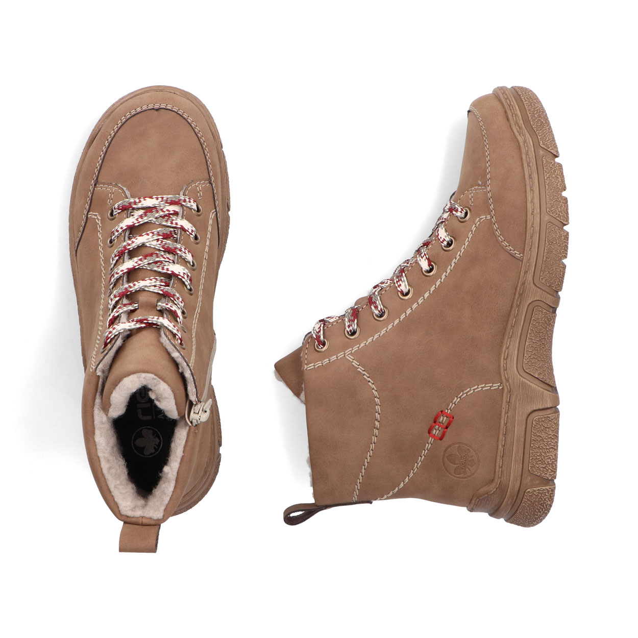 RIEKER 72320 nilkkuri, ruskea - Image 3