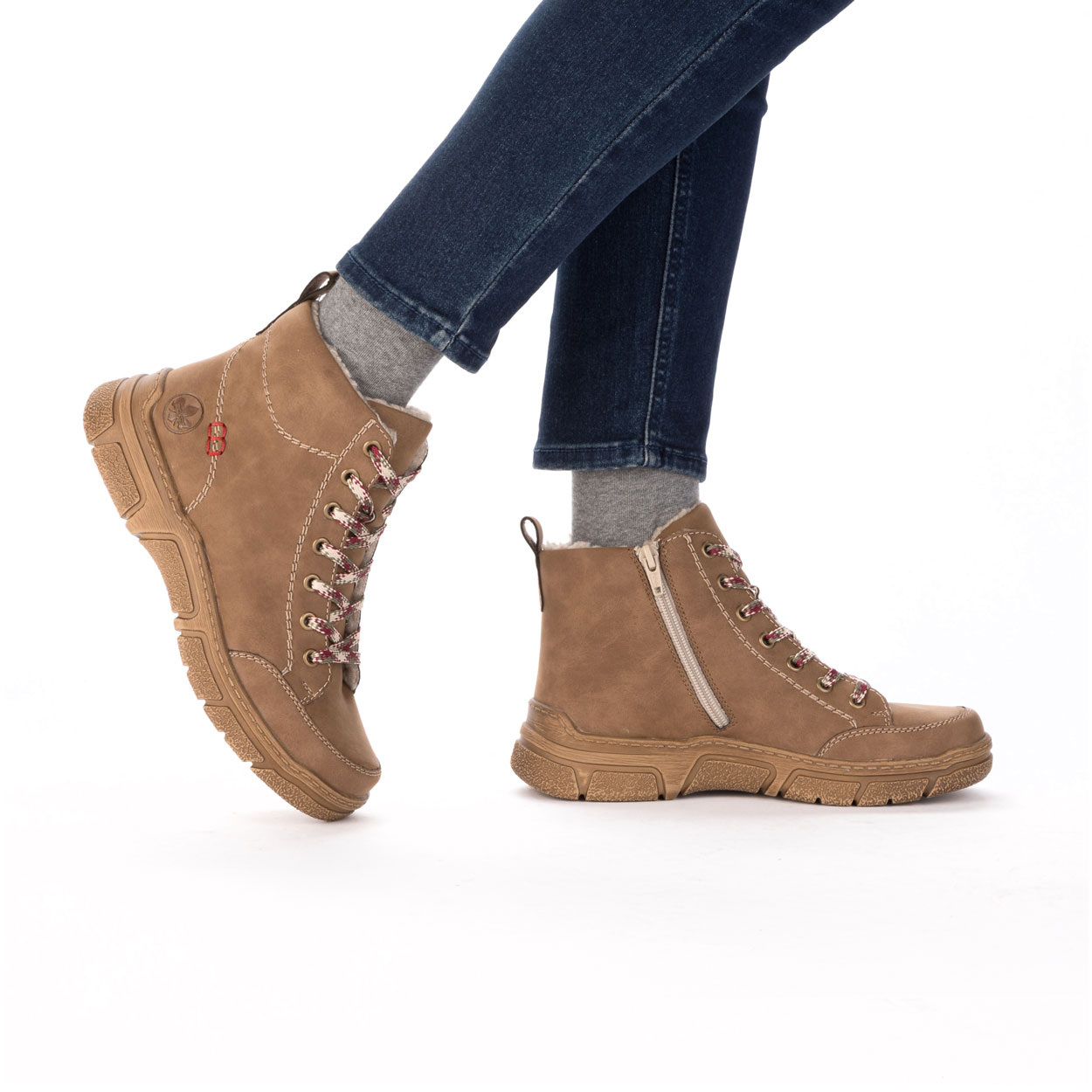 RIEKER 72320 nilkkuri, ruskea - Image 2