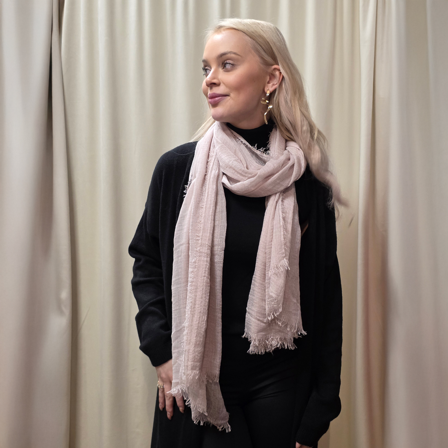 MIX BY HEART Nadja huivi, beige