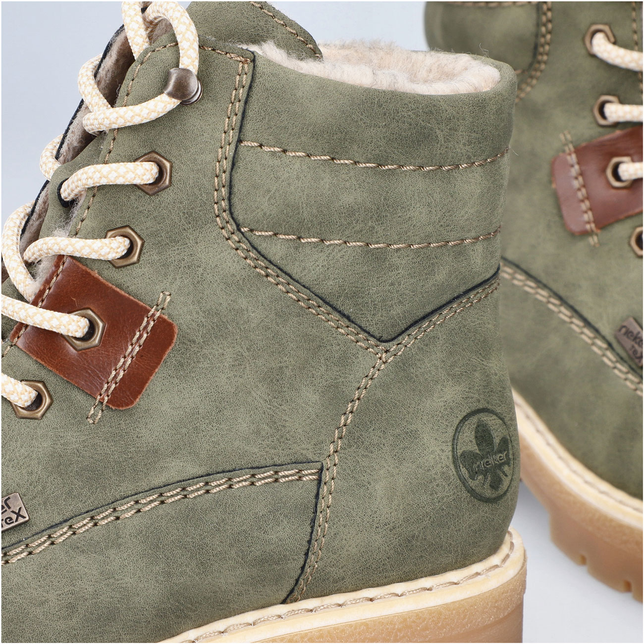 RIEKER Y8120 nilkkuri, vihreä - Image 6