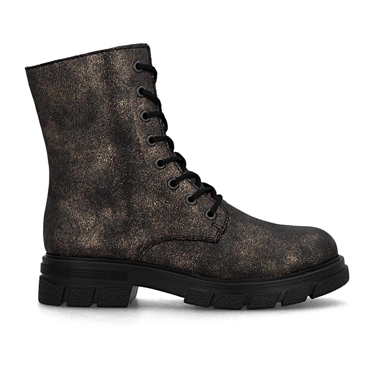 RIEKER Z9120 nilkkuri, mustapronssi