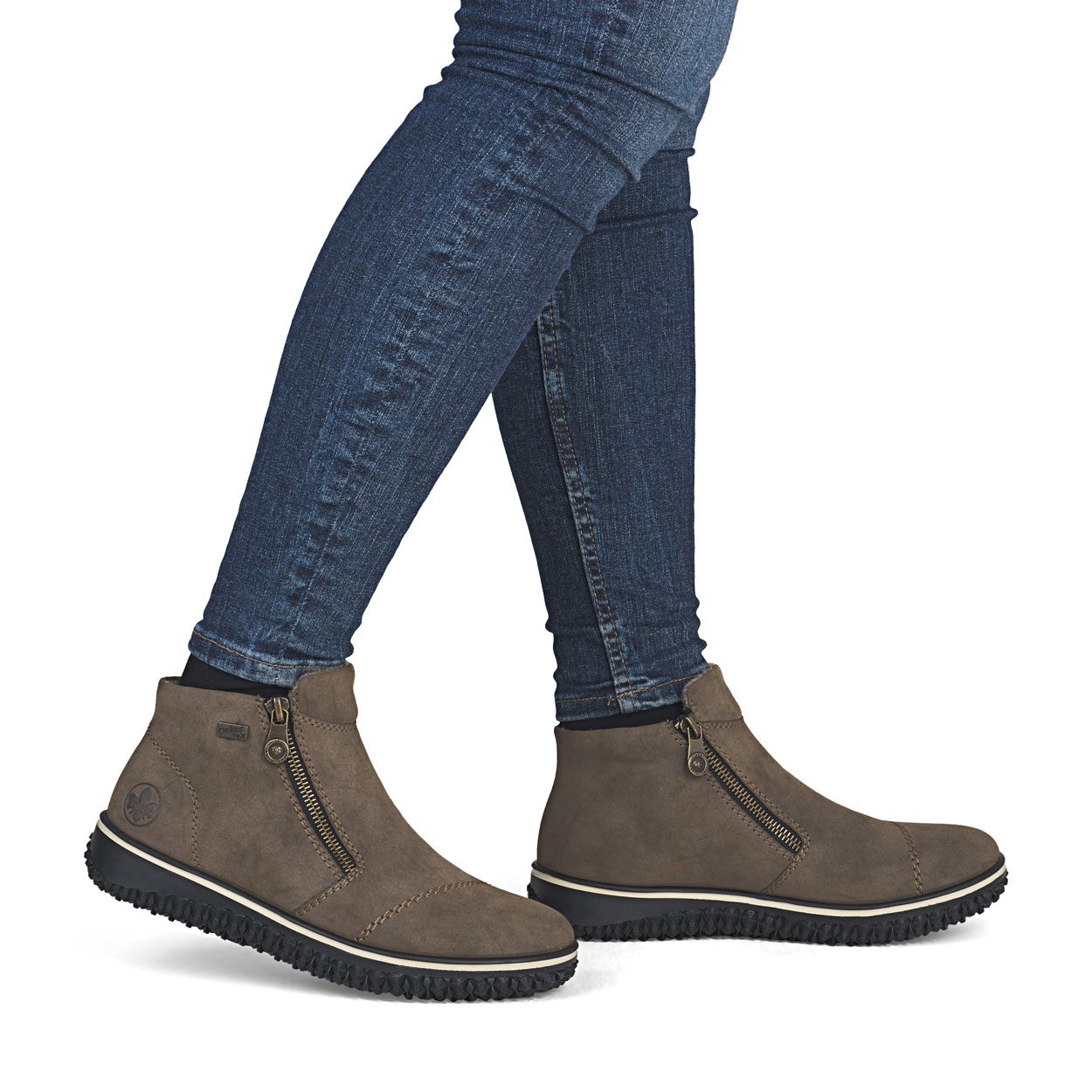 RIEKER Z4265 nilkkuri, ruskea - Image 2