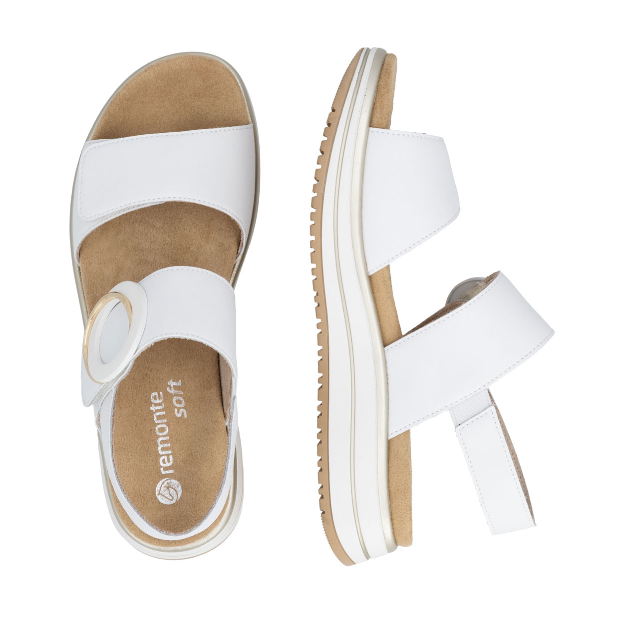 REMONTE BY RIEKER D1J63 sandaali, valkoinen - Image 3