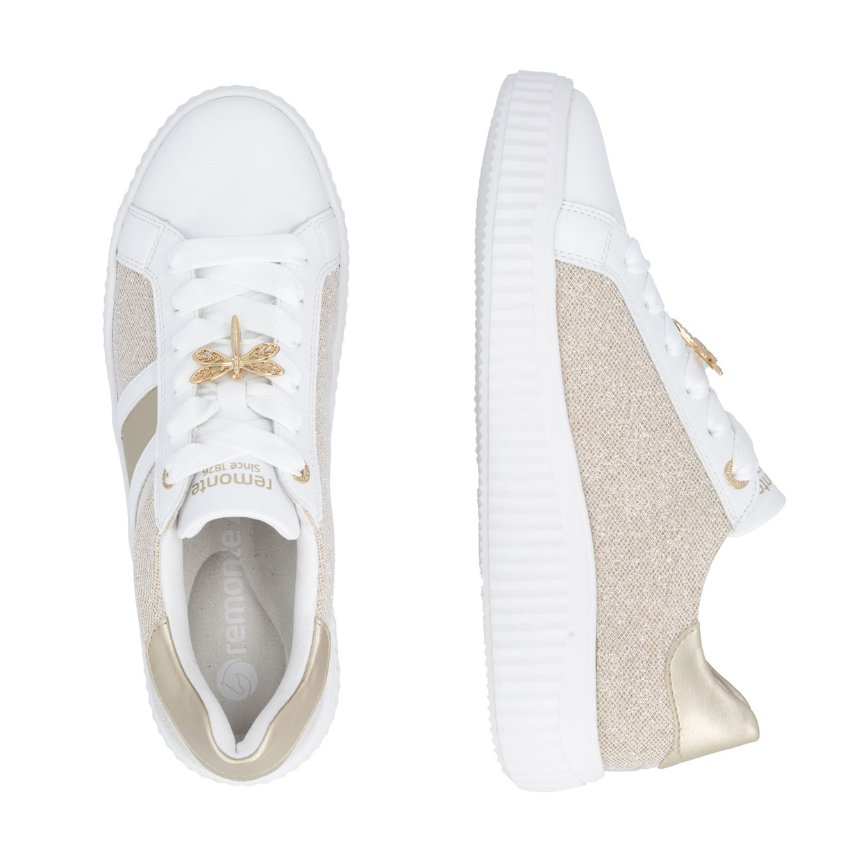 Remonte by Rieker D3E01 tennari, kulta - Image 3