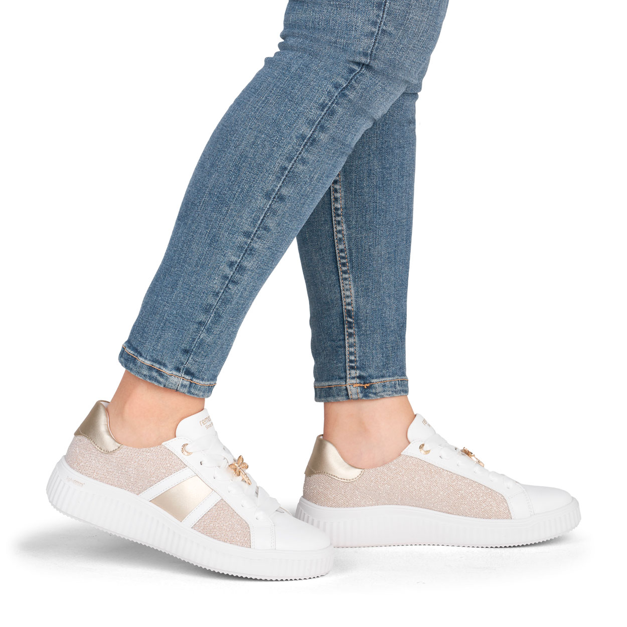 Remonte by Rieker D3E01 tennari, kulta - Image 2