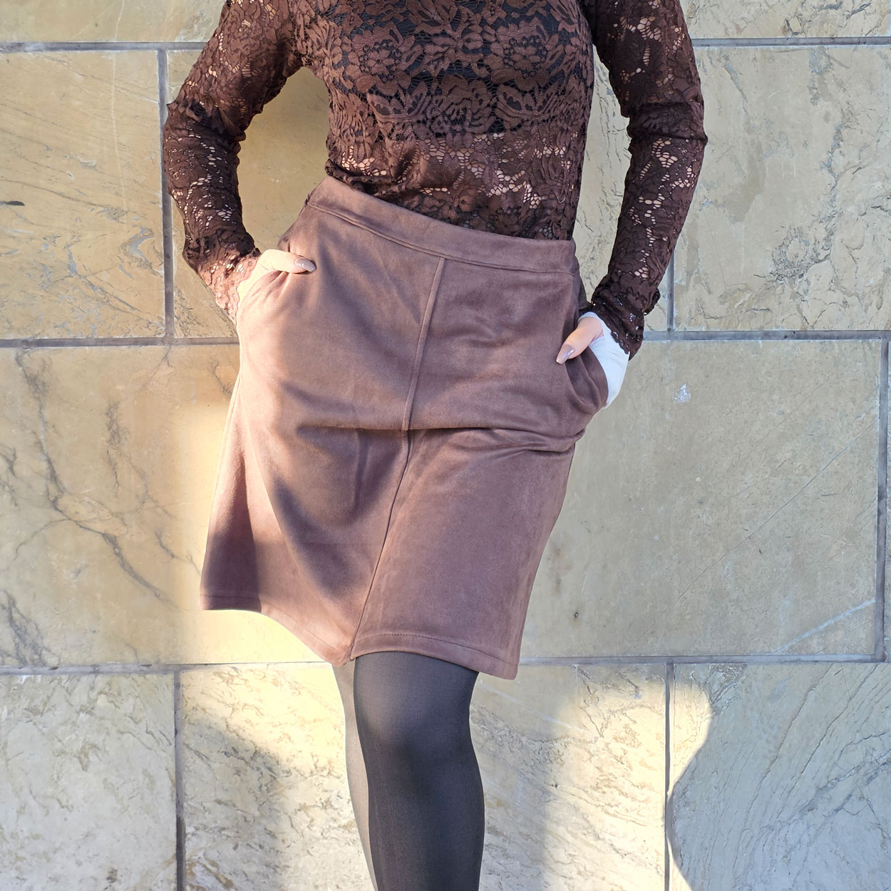 MARTA DU CHÂTEAU hame, ruskea