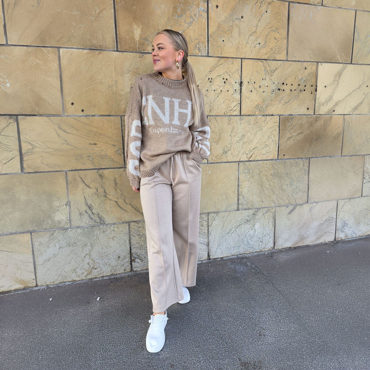 MARTA DU CHÂTEAU neule, beige - Image 2