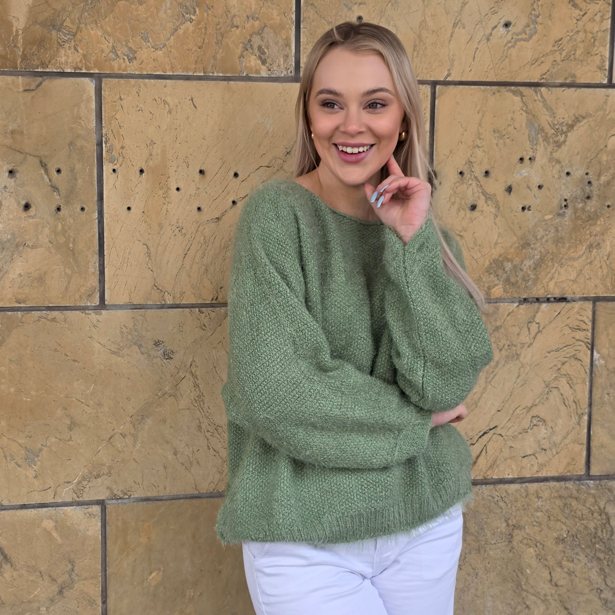 MARTA DU CHÂTEAU Anouk neule, vihreä