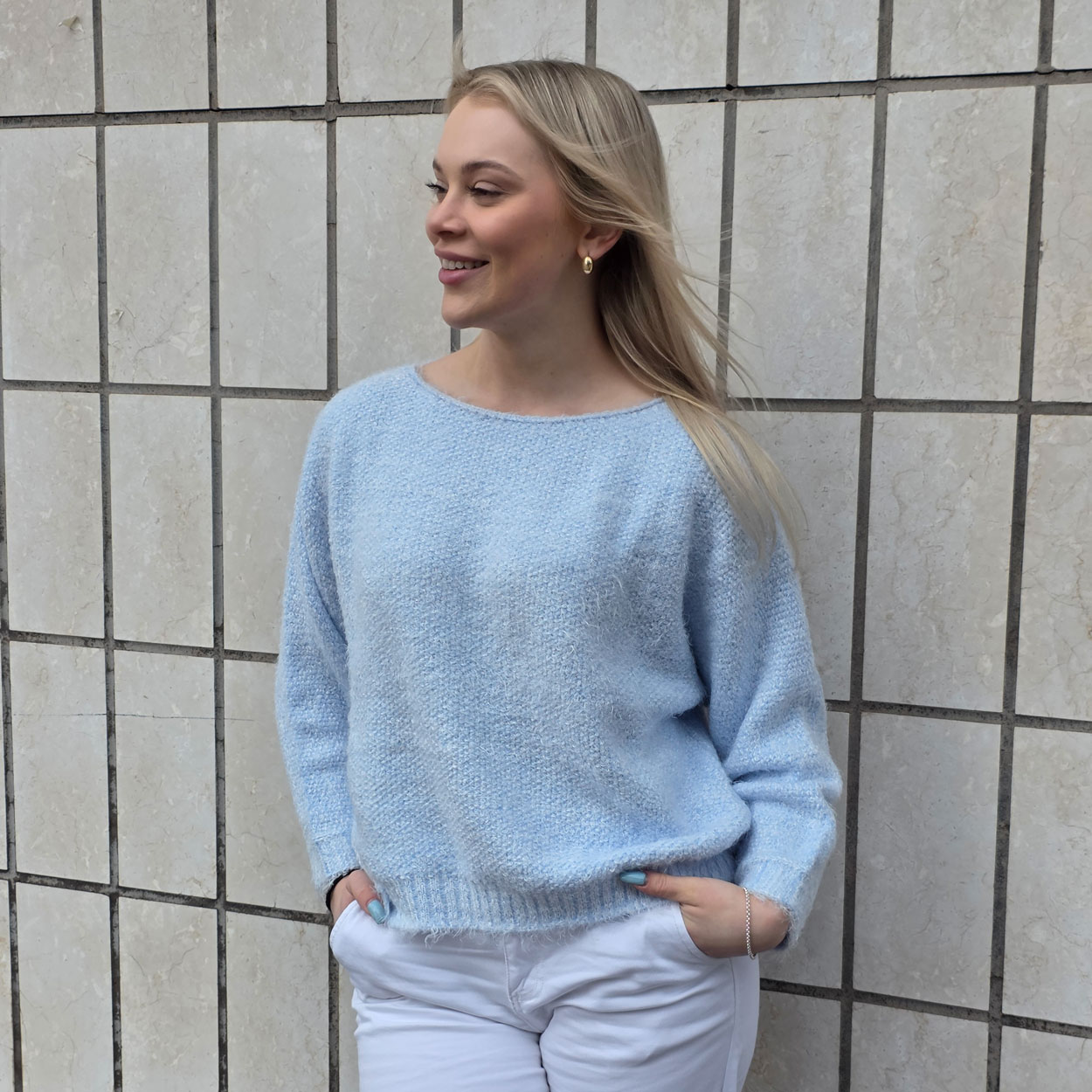 MARTA DU CHÂTEAU Anouk neule, sininen