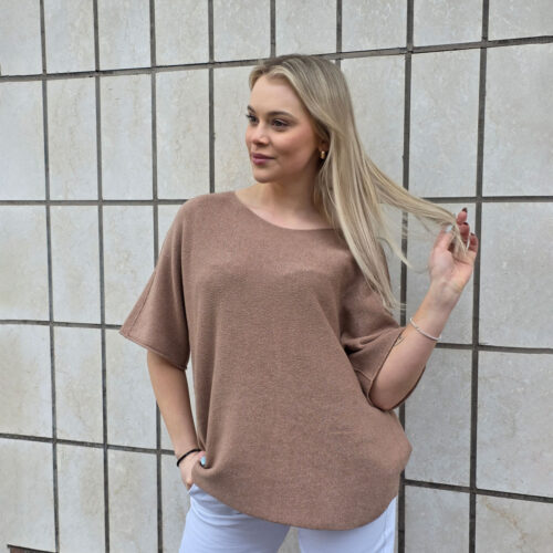 MARTA DU CHÂTEAU Sia neule, ruskea