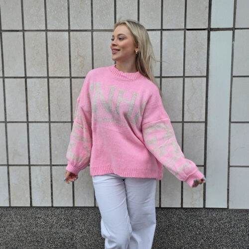 MARTA DU CHÂTEAU Aria neule, vaaleanpunainen