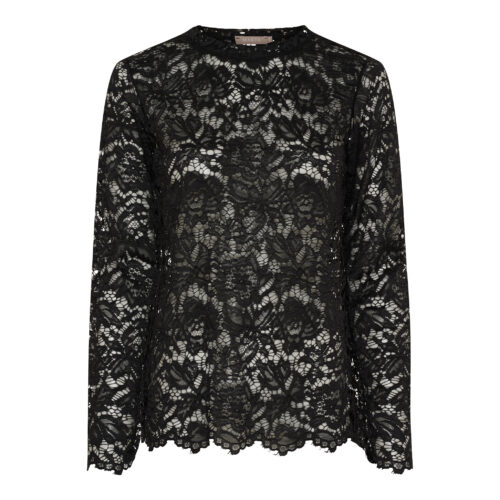 MARTA DU CHÂTEAU pitsipaita, musta